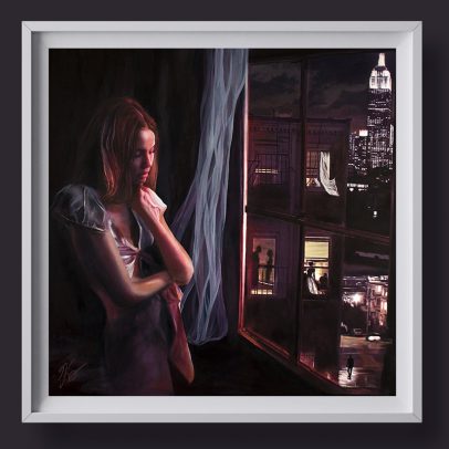 On The Corner Where You Live - Album Cover - Paper Kites - American Noir Paintings